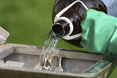 Pouring liquid